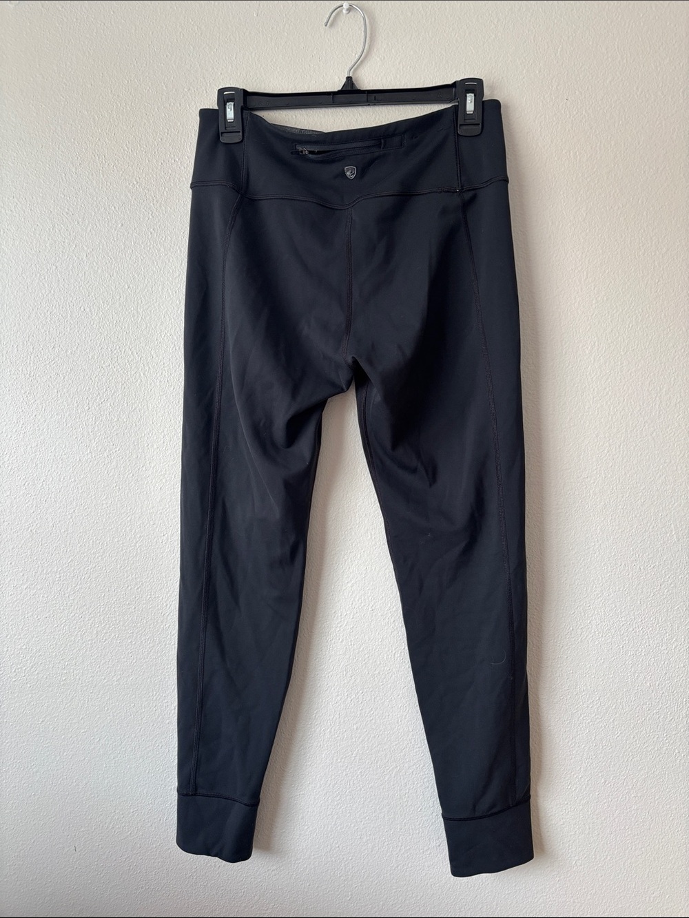 KUHL Leggings Womens warm lined Hiking Pants Black Gray Performance size medium